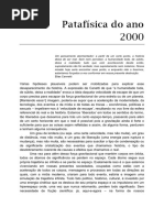 Patafísica Do Ano 2000 - Baudrillard