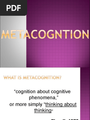 metacognition ppt