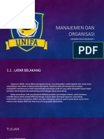 MANAJEMEN ORGANISASI