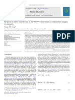 Removal of Nitrit Interference in DO (K.1)