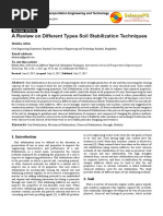 A Review On Different Types Soil Stabilization Techniques