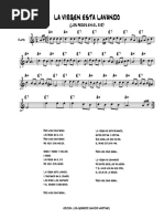 La Virgen Esta Lavando en La Menor