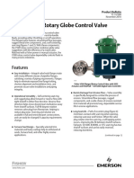 Product Bulletin Fisher v500 Rotary Control Valve en 122382