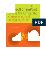 Microsoft SharePoint Online For Office 365 Administering and Configuring For The Cloud 1st Edition 2015 (PRG)