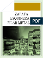 Zapata y Pilar Metalico F.