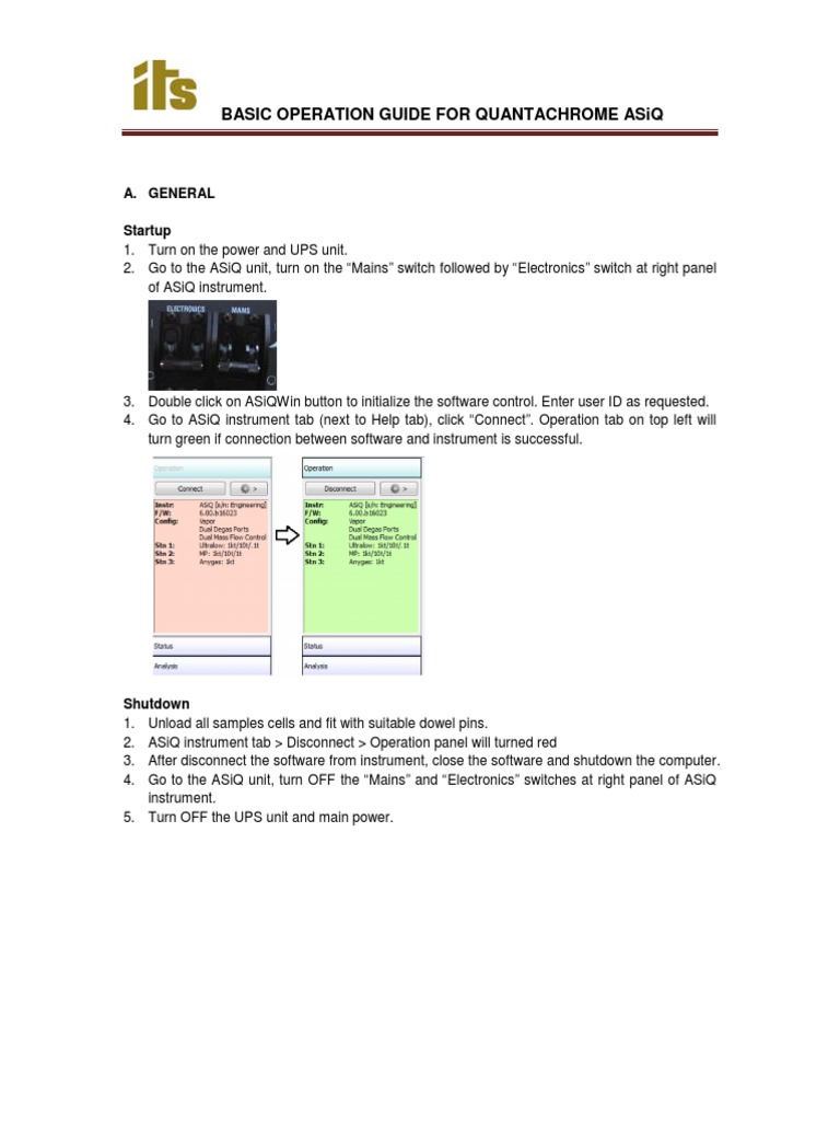 Basic Guide On ASiQ Operation-1 | PDF | Microsoft Excel | Adsorption