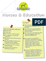 Horses & Education: Sport and Education With Horse