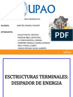 Estructuras hidráulicas disipadores de energía