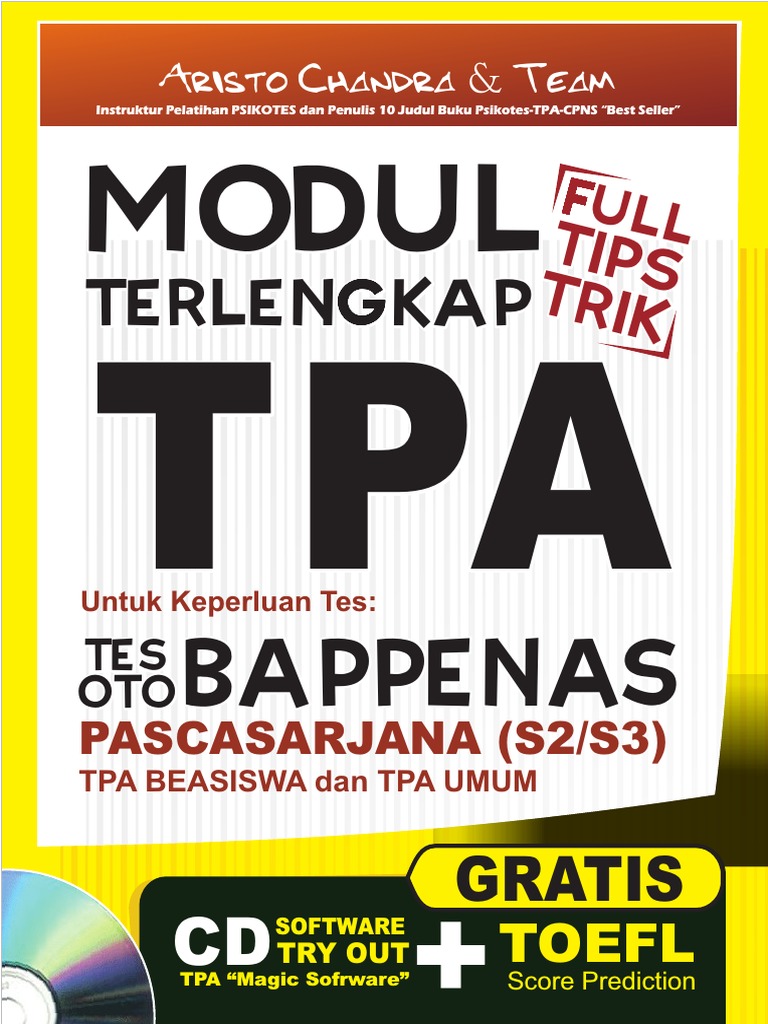 Buku Tpa Dan Bahasa Inggris Persiapan Simak Ui S2 Reana