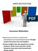 Consumer Motivation