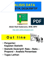 Slide VII - STAT KES - Analisis Persents - Rate - Proporsi N Ratio - Senin 16-4-2015