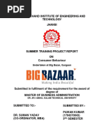 Undertaken at Big Bazar, Gurgaon: Dr. Apj Abdul Kalam Technical University