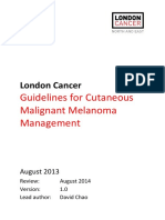 Guidelines For Cutaneous Malignant Melanoma Management