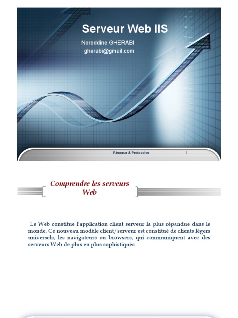 Guide sur le Serveur Web IIS | PDF | Sites web | Internet
