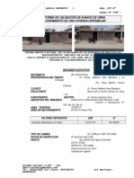 Informe de Validación de Avance de Obra 001-2018, BN-Ica