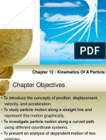 Chapter 12: Kinematics of A Particle