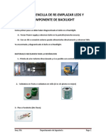 Forma Sencillade Re-Emplazar LEDS Y Componentes de Backlight PDF