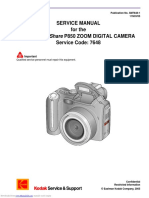 Kodak Easyshare P850 Zoom Digital Camera: Service Manual For The Service Code: 7648