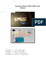 Arduino - Ultrasonic Sensor With LED's and Buzzer