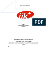 Tugas Statistik: Oleh: Fitriah Nurul Hdayah 10215010