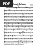 14 Il Fox Della Luna Foxtrot Partitura Strumenti in Do Autore Gianluca Bibiani