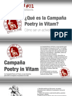 Campaña Poetry in Vitam | Pon un Poema en tu Vida