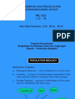 Konservasi Dan Pengelolaan Keanekaragaman Hayati PSL-522 2 (2 - 0) Heri Dwi Putranto, S.PT., M.SC., PH.D