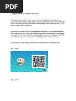 Códigos QR de La Pokédex de Alola PDF