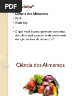 Bromatologia- Análise de Alimentos