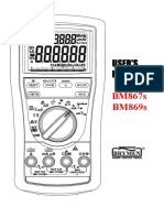 Brymen BM 869s - User Manual