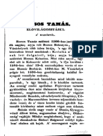 Borsos Tamás Krónikája 1614 És Az Első ''Fényes Portai'' Útleirása 1613 (1845.)