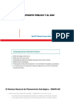 Presupuesto Público Y El Siaf: MG CPC Richard Cortez Ortiz