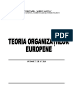 Teoria Organizatiilor Europene