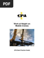 Work at Height On Mobile Cranes: CPA Best Practice Guide