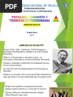 Abraham Maslow - Psicologia Humanista y La Jerarquia de Las Necesidades