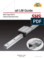 Caged Ball LM Guide: Ball Cage Effect Global Standard Size