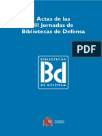 III Jornadas de Bibliotecas de Defensa