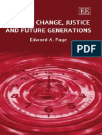 Edward A. Page-Climate Change, Justice and Future Generations-Edward Elgar Publishing (2006)