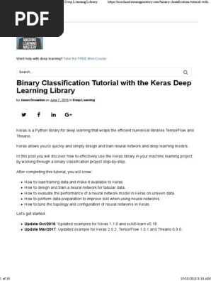 keras tutorial pdf
