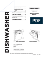 GE Dishwasher User Manual GDT58CSGF2WW