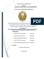 Caracterización Del Efluente de Sedapal