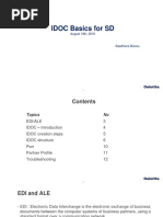 IDOC Basics For SD: August 18th, 2016