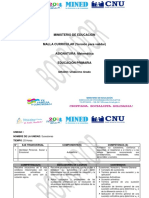 Malla Curricular de Matemática Undecimo Grado Por Unidad y Ejes Transversales