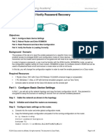 10.3.1.11 Lab - Configure and Verify Password Recovery