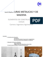 Estructuras Metalicas y de Madera. Elementos de Construcciones Civiles Carrera_ Ingeniero Agrimensor