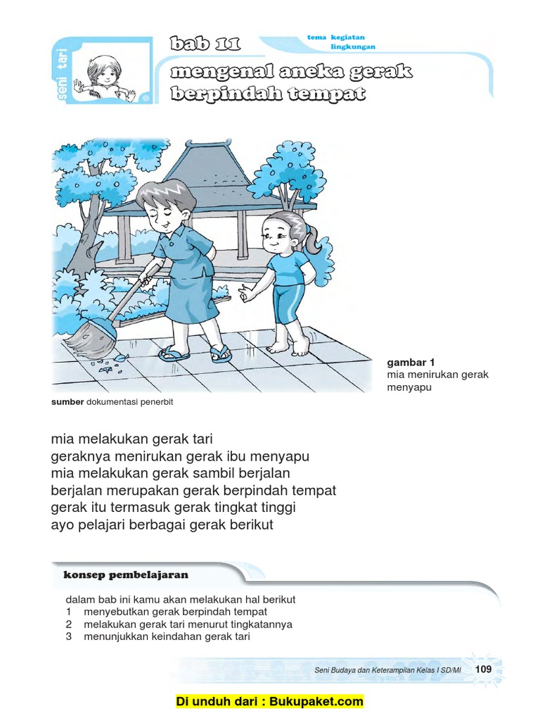 Pelajaran 11 Mengenal Aneka Gerak Berpindah Tempat Pdf