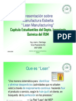 Principios Basicos Lean Manufacturing Ing Juan Santiago