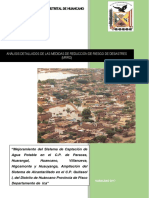 Análisis Detallados de Las Medidas de Reducción de Riesgo de Desastre