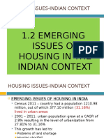 UNIT 1.2 - Housing Issues Indian Context