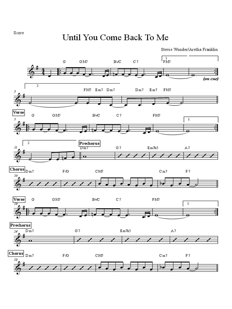 Until You Come Back to Me Song Structure Mass Media